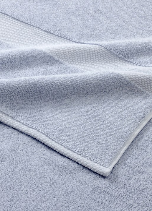 Ralph Lauren Dulaney gastendoek - 30 x 30 cm - achterkant lichtblauw