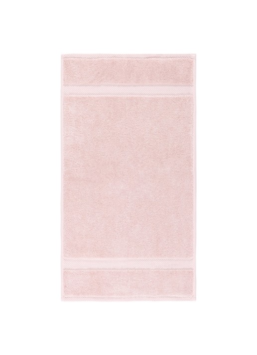 Ralph Lauren Dulaney gastendoek - 42 x 70 cm - voorkant 2 lichtroze