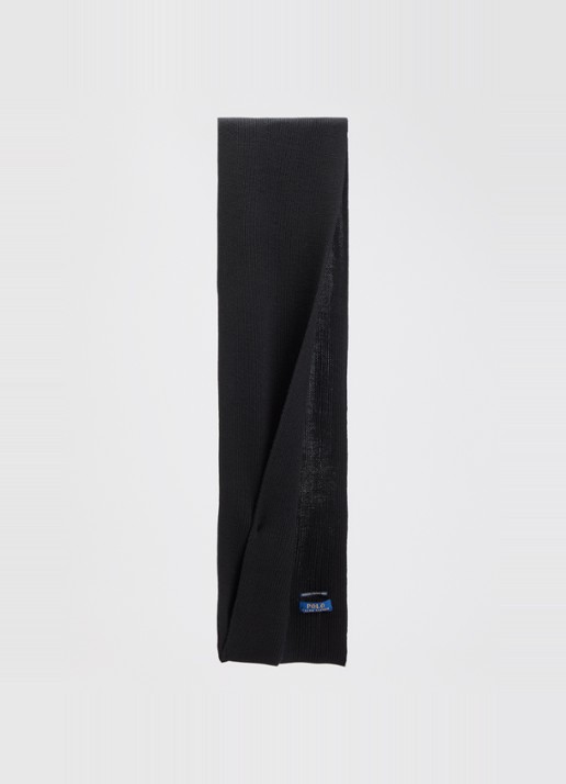 Ralph Lauren Fijngebreide muts en sjaal van wol in giftbox - detail beige