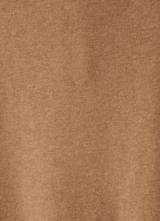 Ralph Lauren Fijngebreide pullover van wol met halve rits - detail 5 latte brown heather