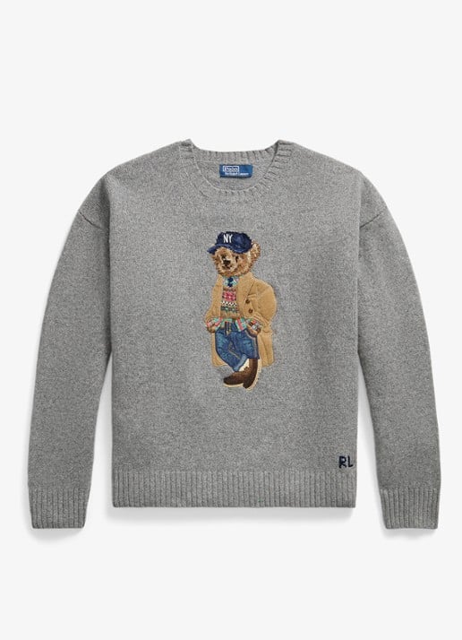 Ralph Lauren Fijngebreide trui in kasjmierblend