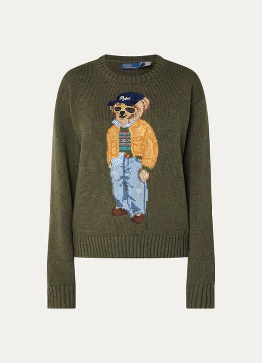 Ralph Lauren Fijngebreide trui met ingebreide print
