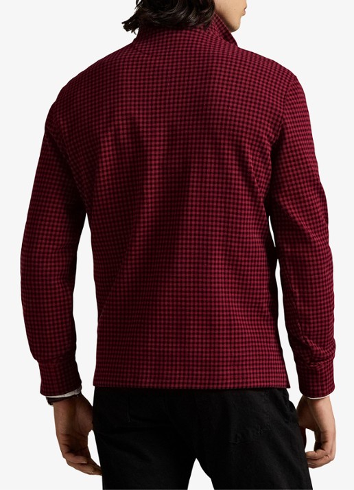 Ralph Lauren Fijngebreide trui met ruitdessin - achterkant red / rood