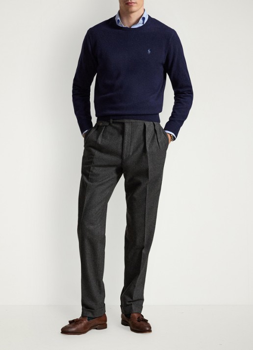 Ralph Lauren Fijngebreide trui van wol met logoborduring