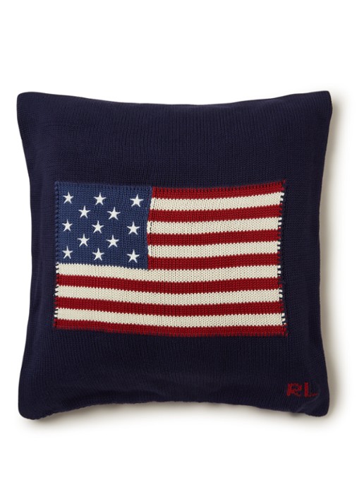 Ralph Lauren Flag kussenhoes 50 x 50 cm