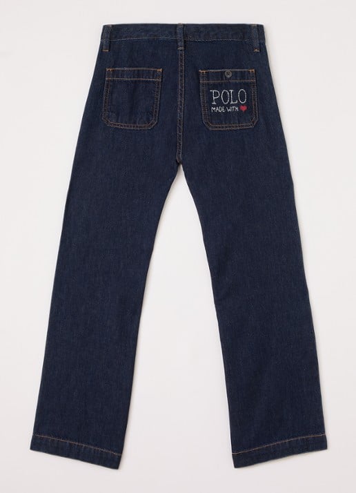 Ralph Lauren Flared jeans met donkere wassing - voorkant 3 indigo