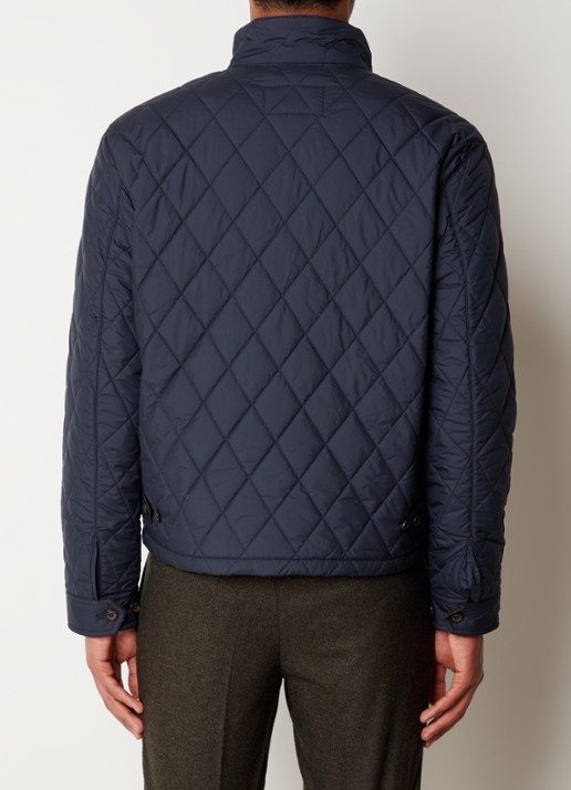 Ralph Lauren Gewatteerd jack met quilt patroon - achterkant 4 college navy