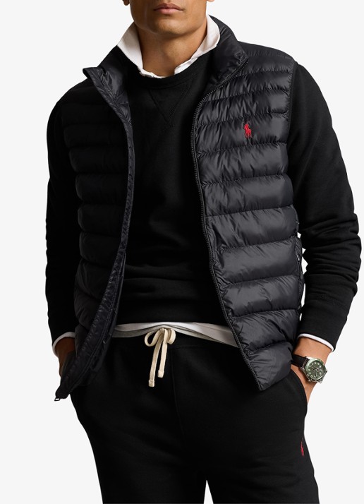 Ralph Lauren Gewatteerde bodywarmer met ritszakken