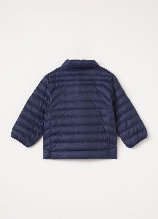 Ralph Lauren Gewatteerde jas met steekzakken - achterkant 3 donkerblauw