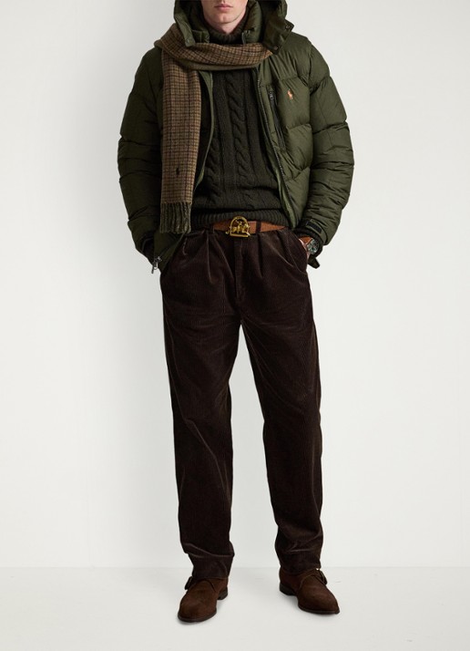 Ralph Lauren Gorham puffer jack met donsvulling en ritszakken