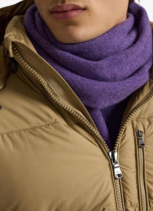 Ralph Lauren Gorham puffer jack met donsvulling en ritszakken - detail 4 desert khaki / khaki