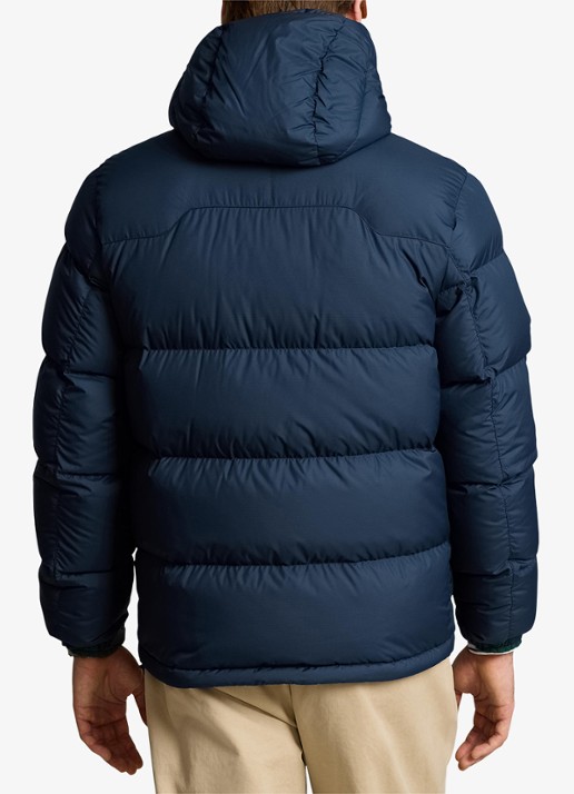 Ralph Lauren Gorham puffer jack met ritszakken - achterkant 2 collection navy / donkerblauw
