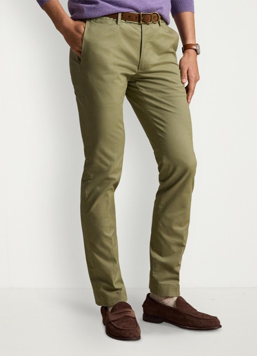 Ralph Lauren Greenwich slim fit chino met stretch