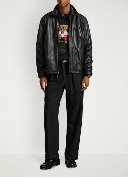 Ralph Lauren Grofgebreide trui met ingebreid logo
