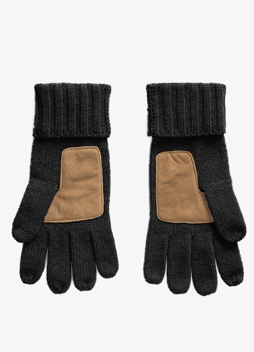 Ralph Lauren Handschoenen van merinowol - detail 2 blauw