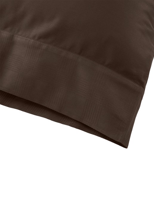 Ralph Lauren Hartleigh kussensloop van katoen 120TC - detail 2 donkerbruin