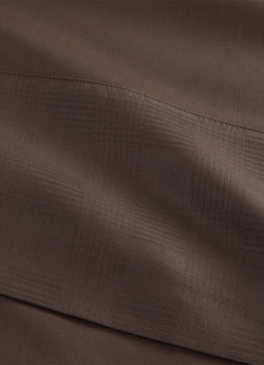 Ralph Lauren Hartleigh laken 120TC - detail chocoladebruin