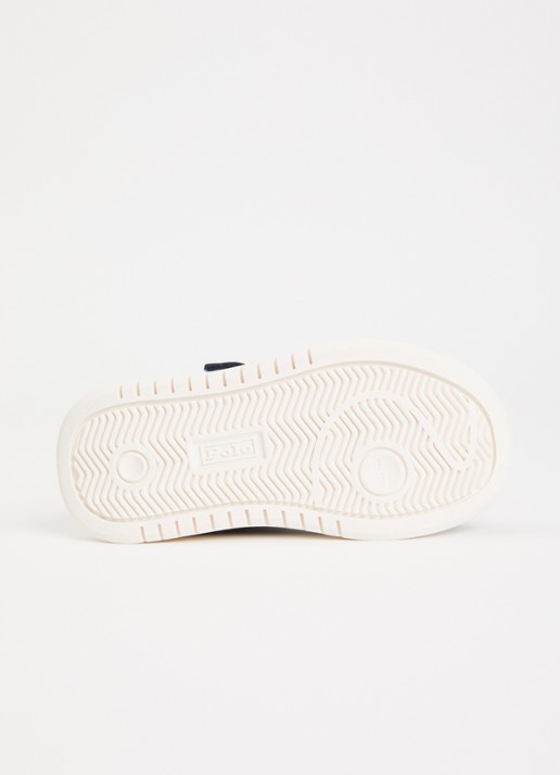 Ralph Lauren Heritage Court Super sneaker met logo - detail 3 donkerblauw