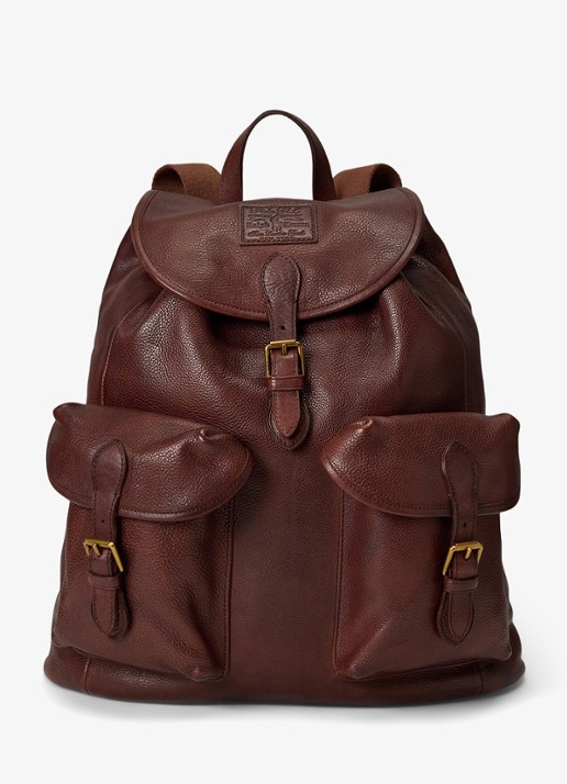 Ralph Lauren Heritage rugzak van leer