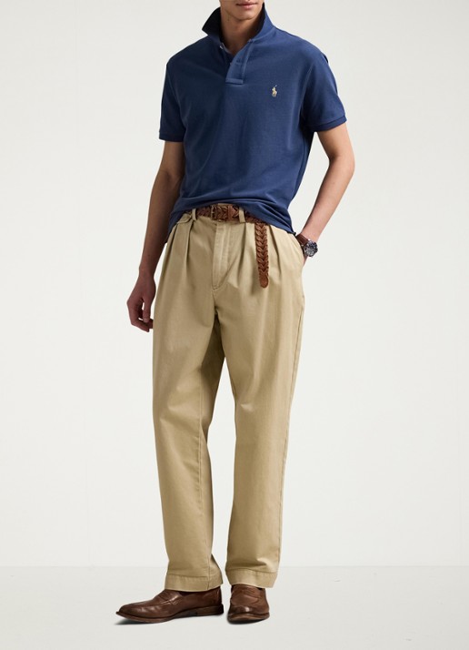 Ralph Lauren Het iconische mesh Polo-shirt - voorkant 2 rustic navy / donkerblauw