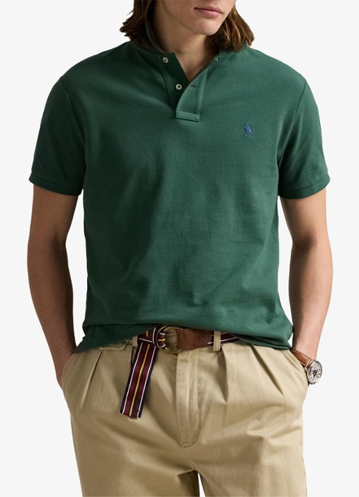 Ralph Lauren Het iconische mesh Polo-shirt - detail 3 washed forest / donkergroen