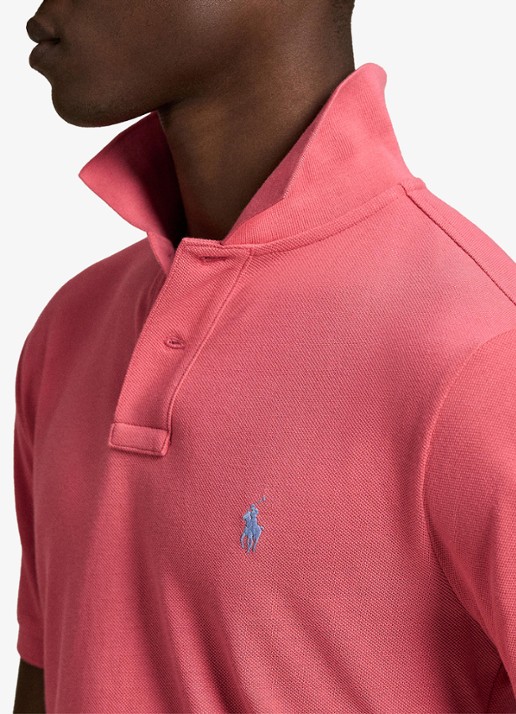 Ralph Lauren Het iconische mesh Polo-shirt - detail red sky - rood