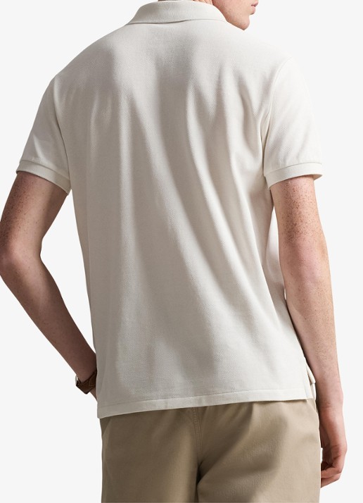 Ralph Lauren Het iconische mesh Polo-shirt - achterkant 3 antique cream/c7114-zxw3