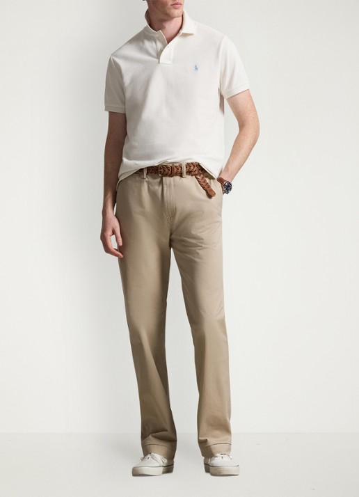 Ralph Lauren Het iconische mesh Polo-shirt - voorkant 2 antique cream/c7114-zxw3