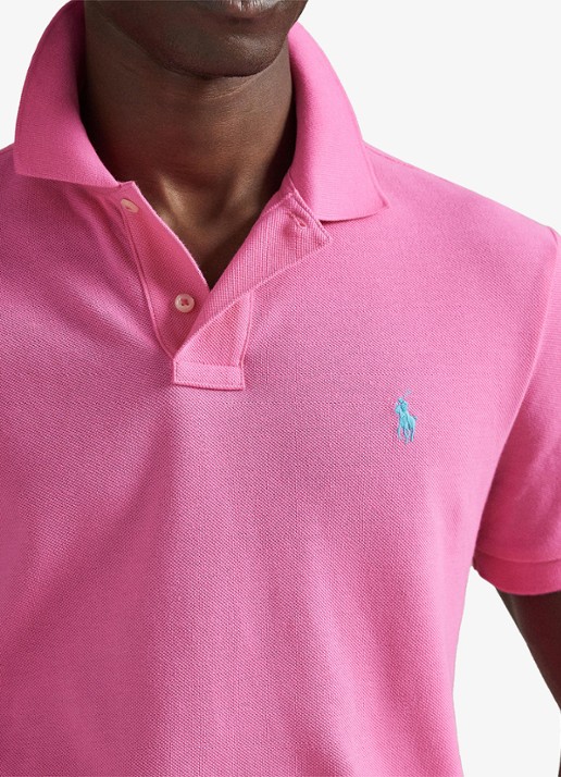 Ralph Lauren Het iconische mesh Polo-shirt - detail 5 baja pink/c6995-zyvc