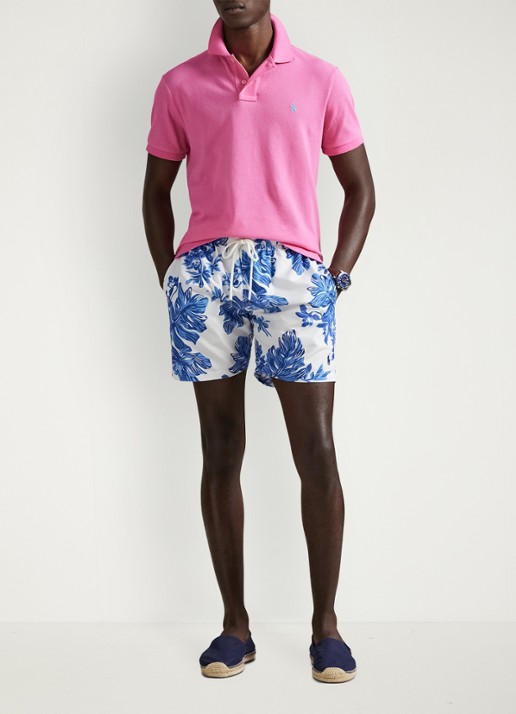 Ralph Lauren Het iconische mesh Polo-shirt - voorkant 3 baja pink/c6995-zyvc