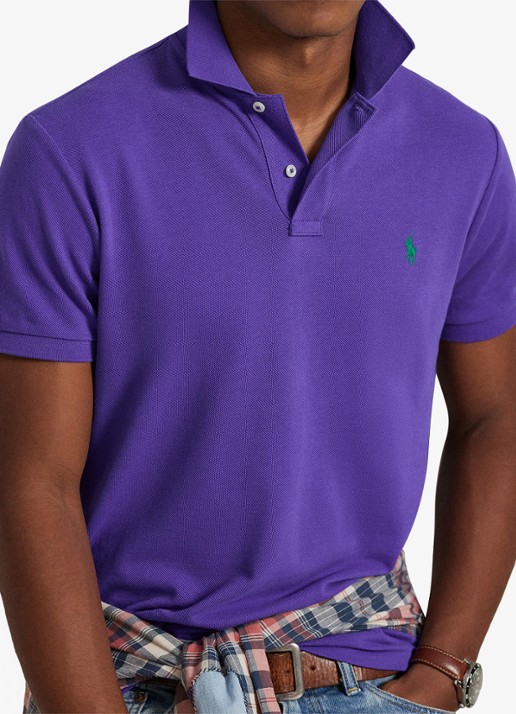 Ralph Lauren Het iconische mesh Polo-shirt - detail 5 cabana purple/c5223-zywt