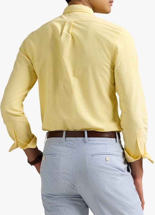 Ralph Lauren Het iconische Oxford overhemd - achterkant 6 geel oxford / geel