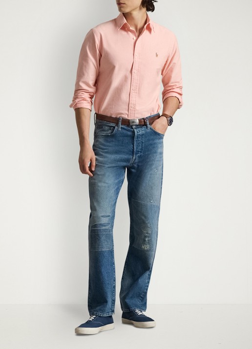Ralph Lauren Het iconische Oxford overhemd - voorkant 2 peach