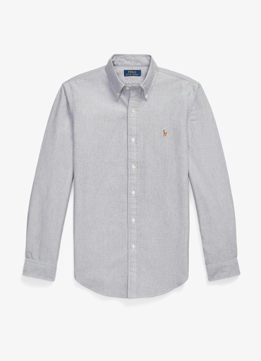 Ralph Lauren Het iconische Oxford overhemd - voorkant 2 navy