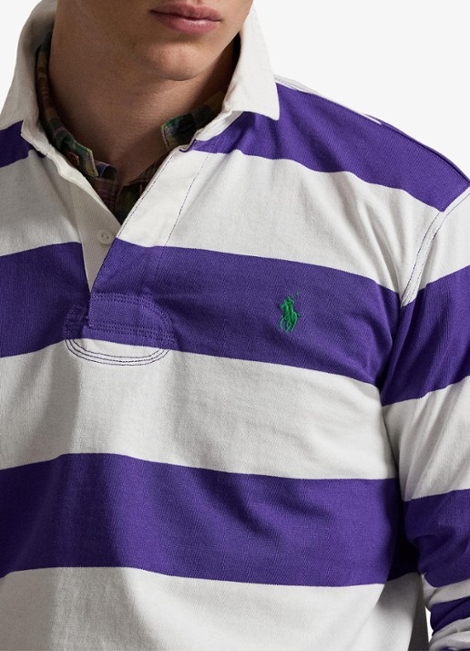 Ralph Lauren Het iconische rugbyshirt - detail 5 paars