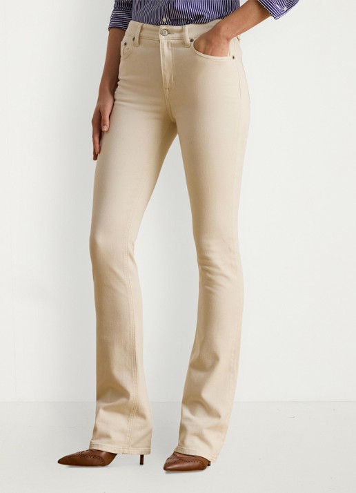 Ralph Lauren High waist bootcut jeans met gekleurde wassing