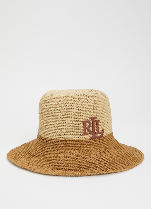 Ralph Lauren Hoed van stro met logo