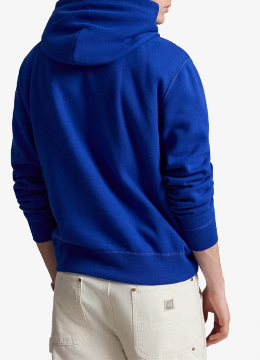 Ralph Lauren Hoodie met kangoeroezak en logo - achterkant 2 pacific royal