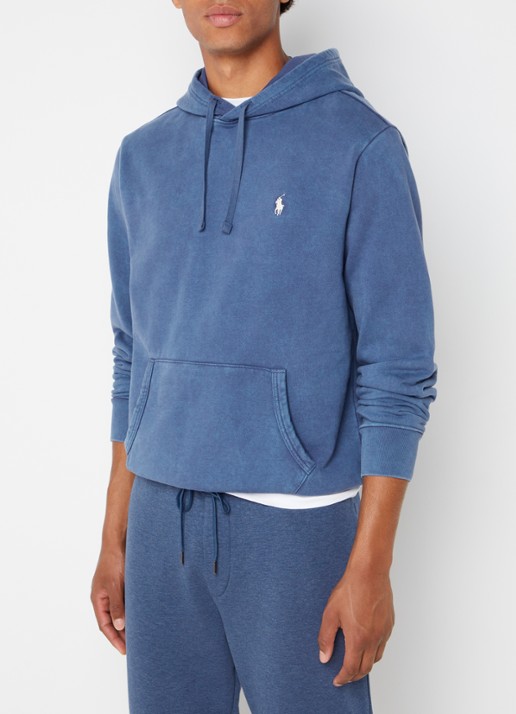 Ralph Lauren Hoodie met kangoeroezak - detail 3 light navy