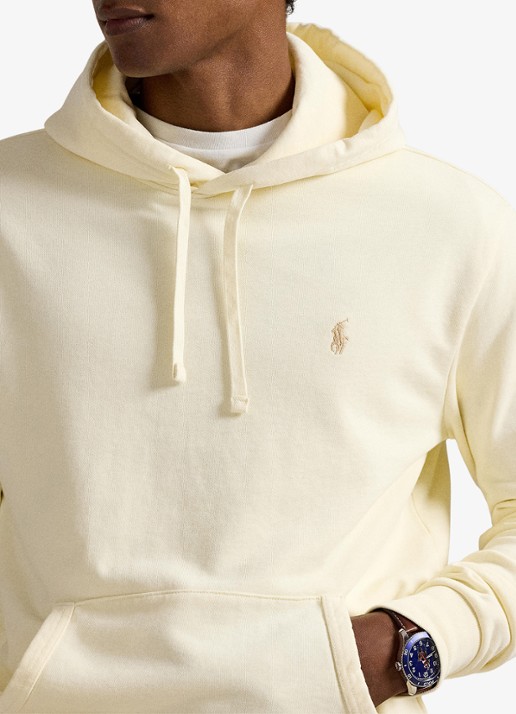 Ralph Lauren Hoodie met kangoeroezak - detail 5 clubhouse cream / creme
