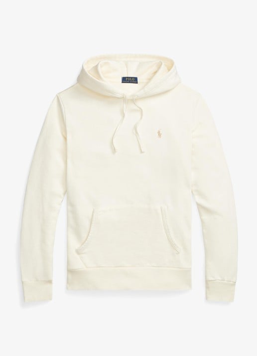 Ralph Lauren Hoodie met kangoeroezak - voorkant 2 clubhouse cream / creme