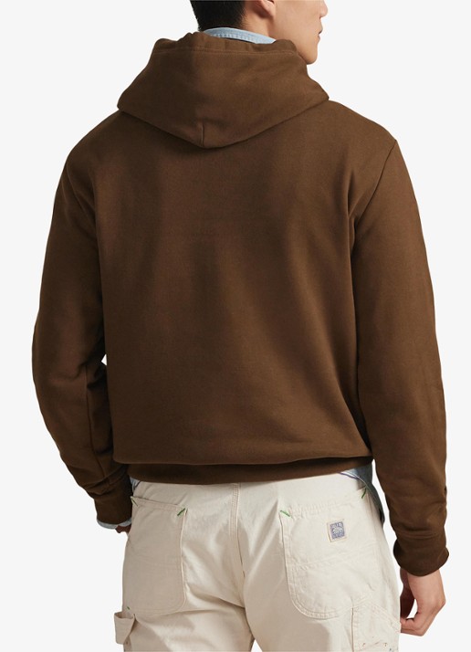 Ralph Lauren Hoodie met logo - achterkant 5 york brown / bruin