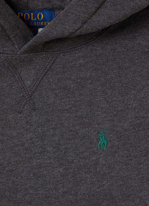 Ralph Lauren Hoodie met logoborduring - detail 3 donkergrijs