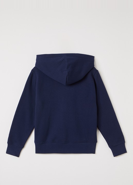 Ralph Lauren Hoodie met logoborduring - voorkant 3 donkerblauw