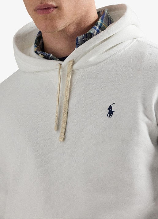 Ralph Lauren Hoodie met logoborduring - detail 5 white / wit