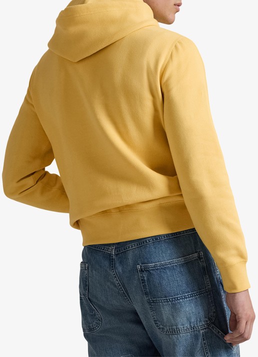 Ralph Lauren Hoodie met logoborduring - achterkant 5 corn yellow / geel