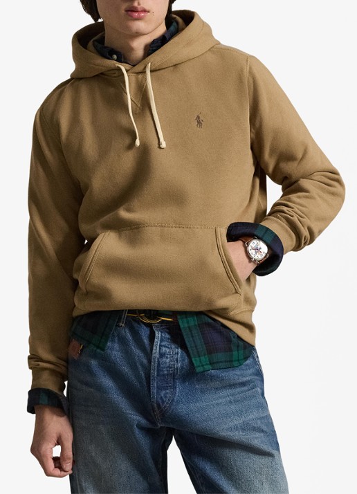 Ralph Lauren Hoodie met logoborduring - detail 4 new tan