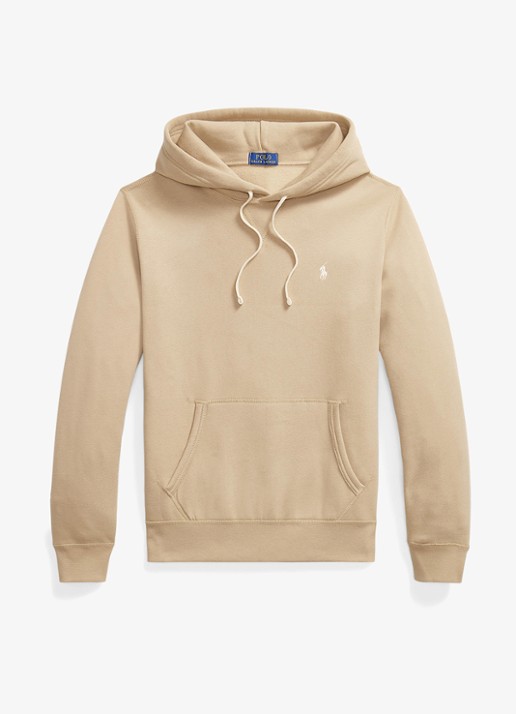 Ralph Lauren Hoodie met logoborduring - voorkant vintage khaki-2whk