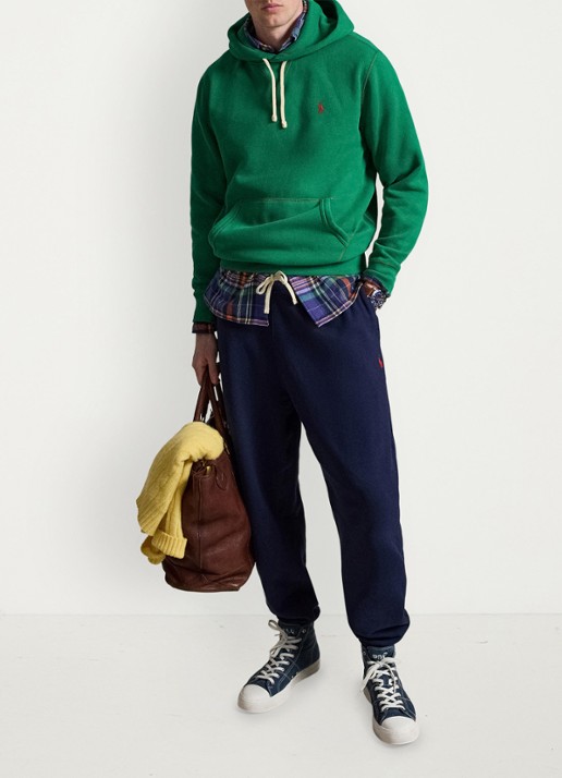 Ralph Lauren Hoodie met logoborduring - detail 3 erin green / groen