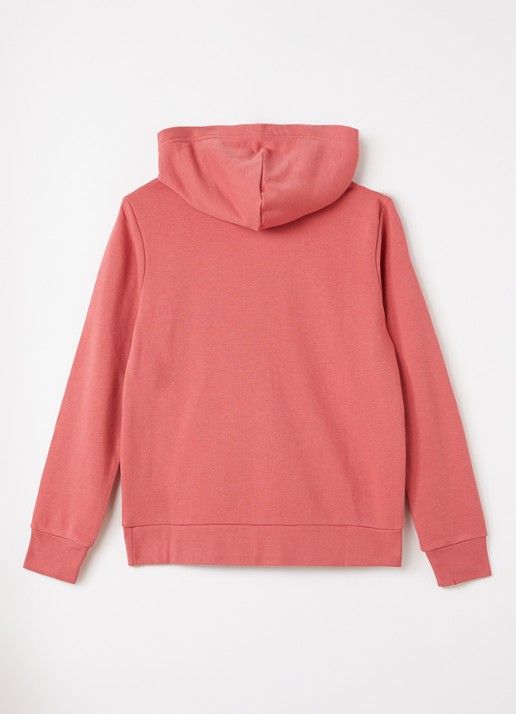 Ralph Lauren Hoodie met logoprint - voorkant 3 koraalroze